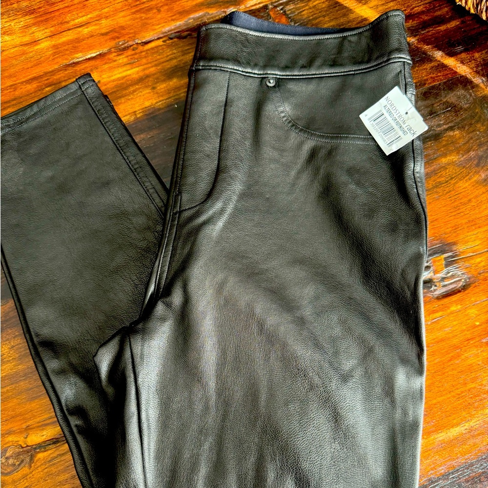 NWT SPANX Faux Leather Leggings